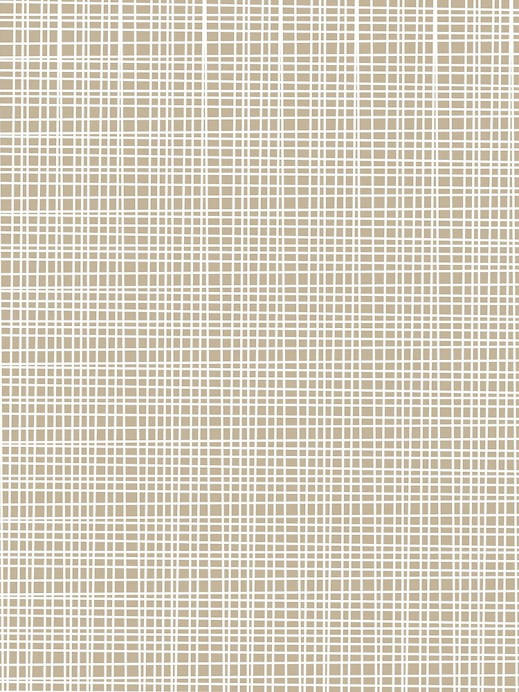 Fine Weave Retro Mid Century Modern Pattern in White and Neutral Flax by kierkegaard