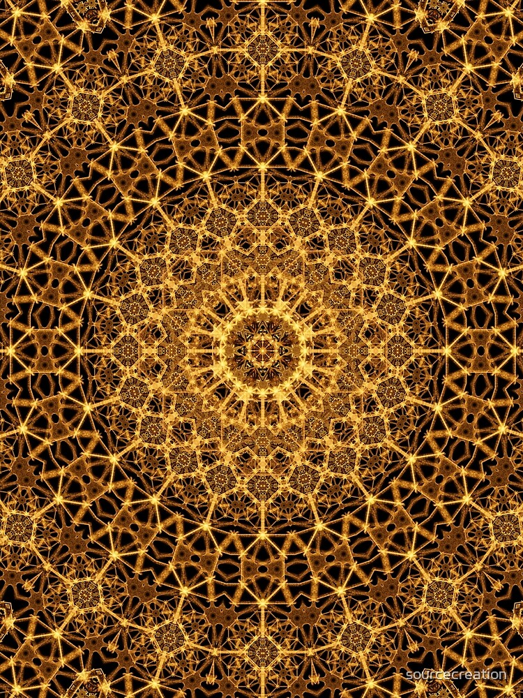 Golden Eye Mandala by sourcecreation