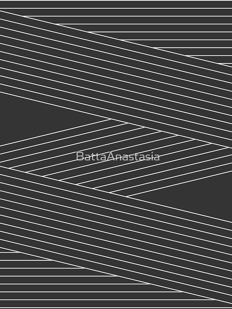 Line art in Mid Century style - charcoal color by BattaAnastasia