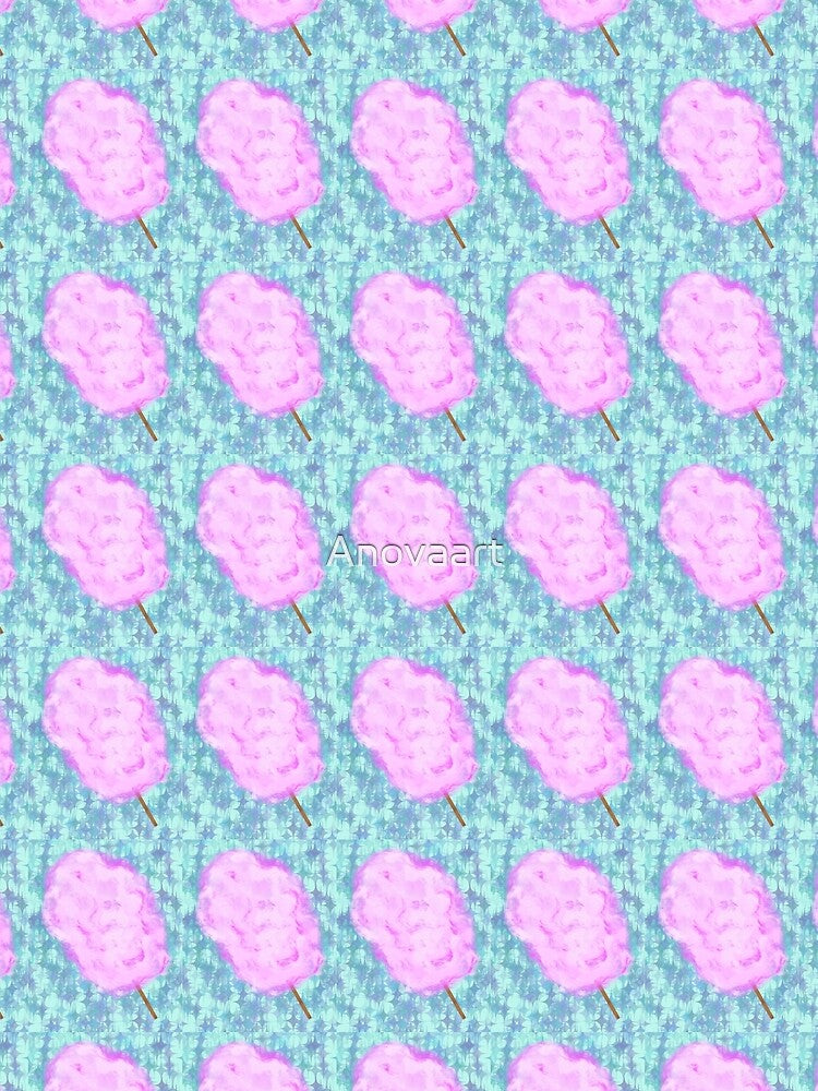 cotton candy by Anovaart Unisex , , , Long Sleeve Tee