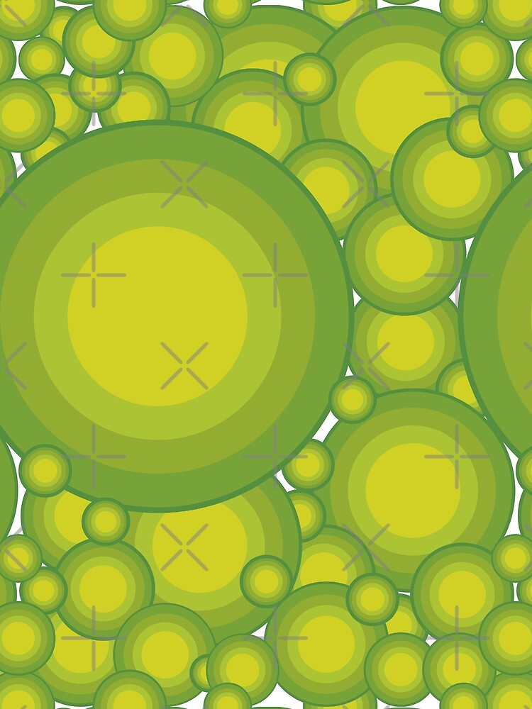 Green circles in 70s style overlapping by pASob-dESIGN