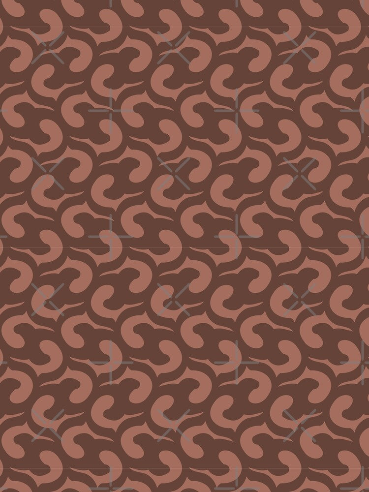 Seamless Pattern of Circles in Various Sizes and Shades of Brown by Salahuddin190