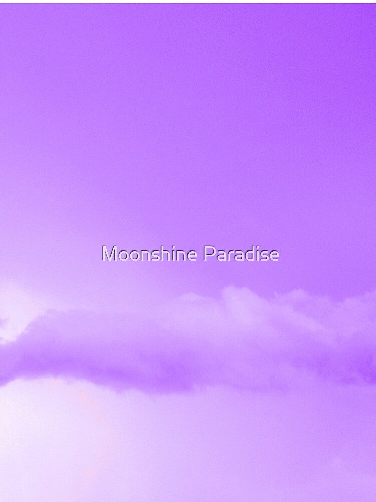 Purple Cotton Candy Clouds by Moonshine Paradise Unisex , , , Long Sleeve Tee