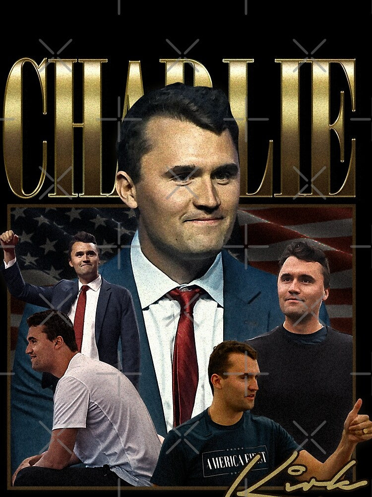 Charlie Kirk Vintage Retro Bootleg by MadShroomPrints