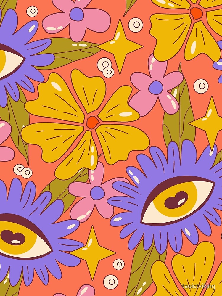 Trippy Floral Pattern by taoistviking
