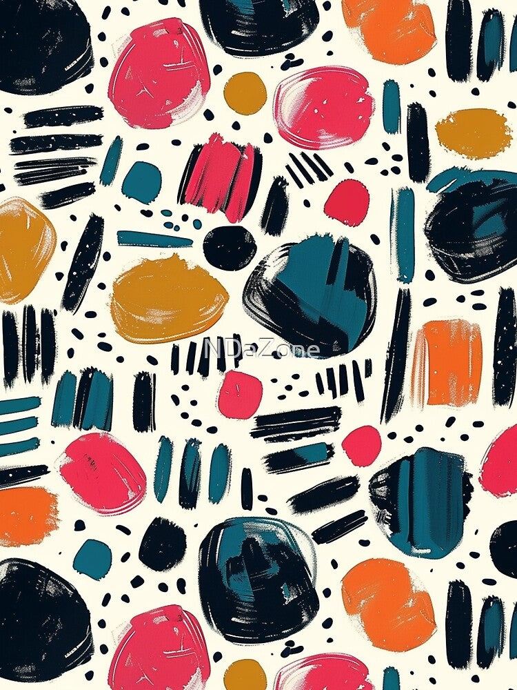 Geometric Abstract Shapes Pattern by NDaZone