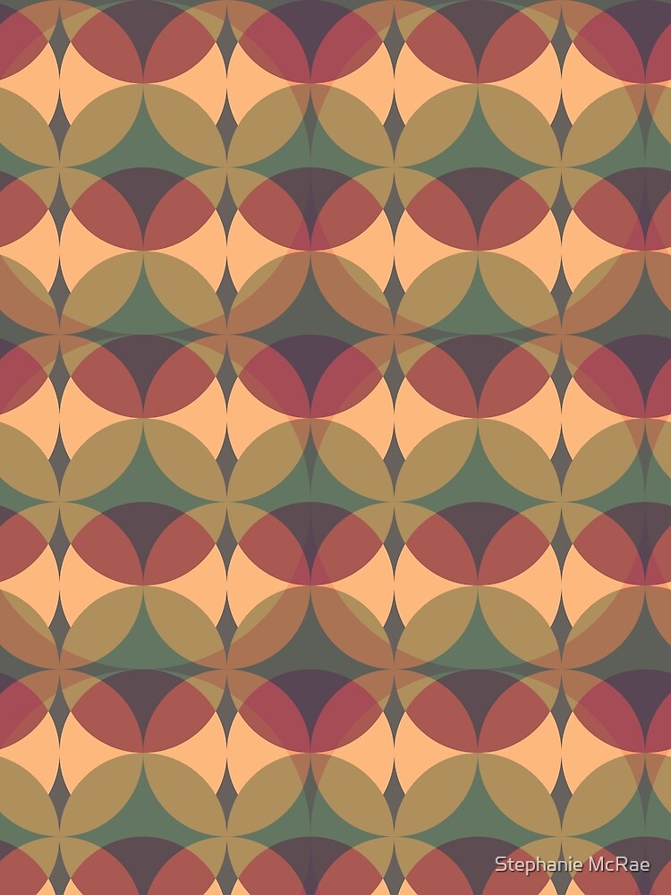 Mid Mod Circle Geometric by Stephanie McRae