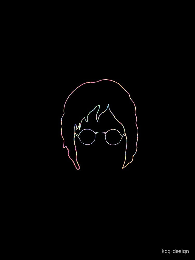 John Lennon Minimalist Portrait by kcg-design