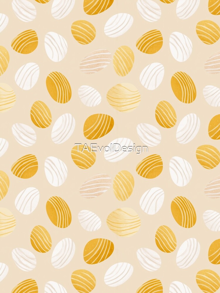 Warm Minimalist Oval Pattern in Earth Tones by Moisky Patterns