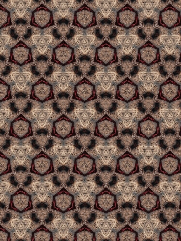 Earth Tone Islamic Geometric Seamless Pattern by IntelliMindDesigns