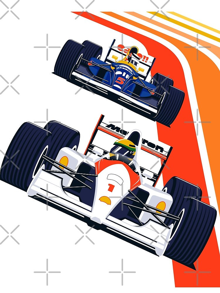 Vintage Formula Racing Cars by Mariel Toigo Unisex , , , Long Sleeve Tee
