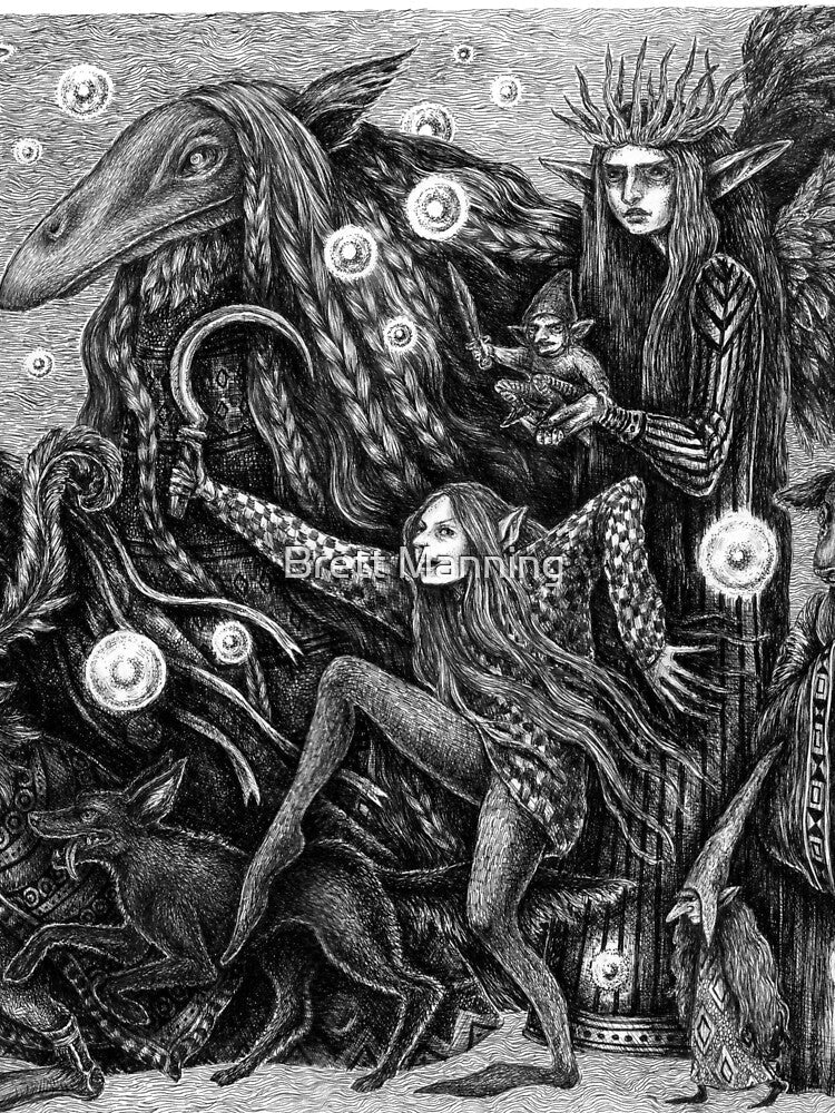 Unseelie Parade by Brett Manning Unisex , , , Long Sleeve Tee