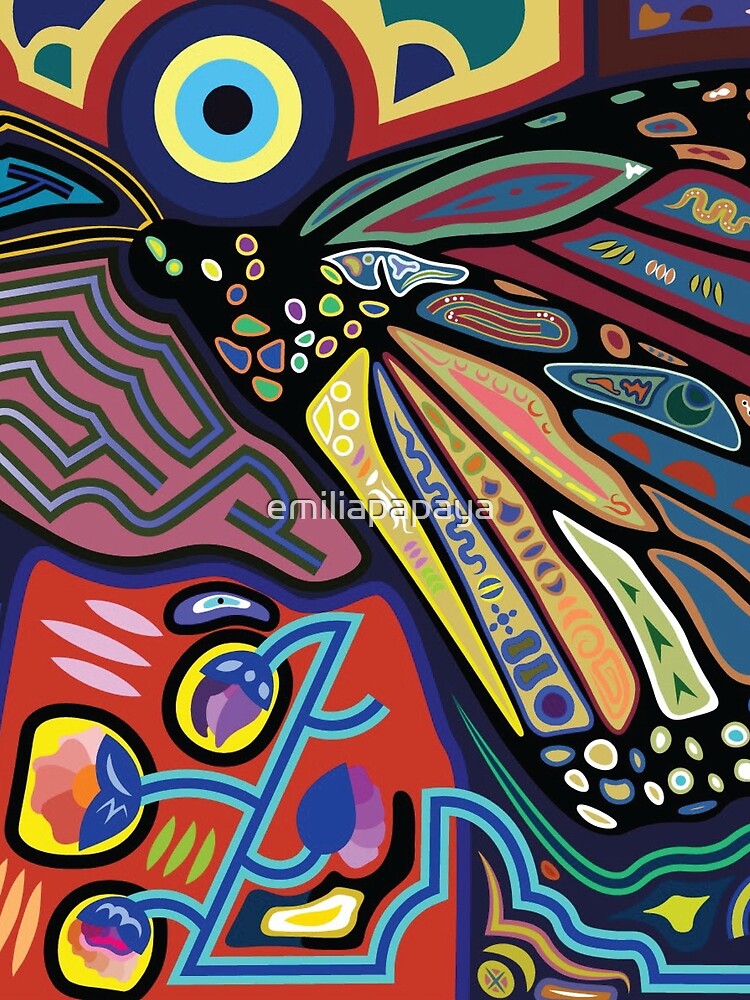 Mola Monarch Butterfly by emiliapapaya