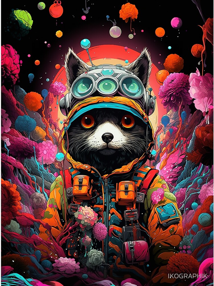 Space Raccoon by IKOGRAPHIK