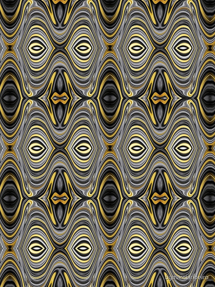 Golden eye pattern by Marcia Ribeiro by bymarciaribeiro