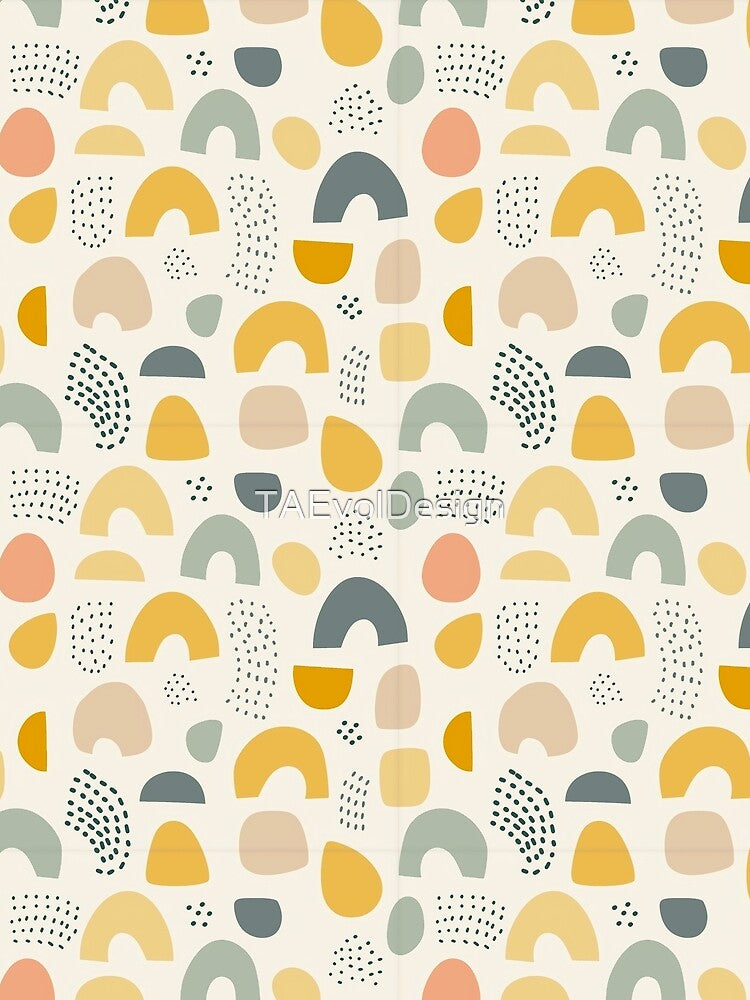 Modern Boho Arches – Neutral Abstract Pattern by Moisky Patterns