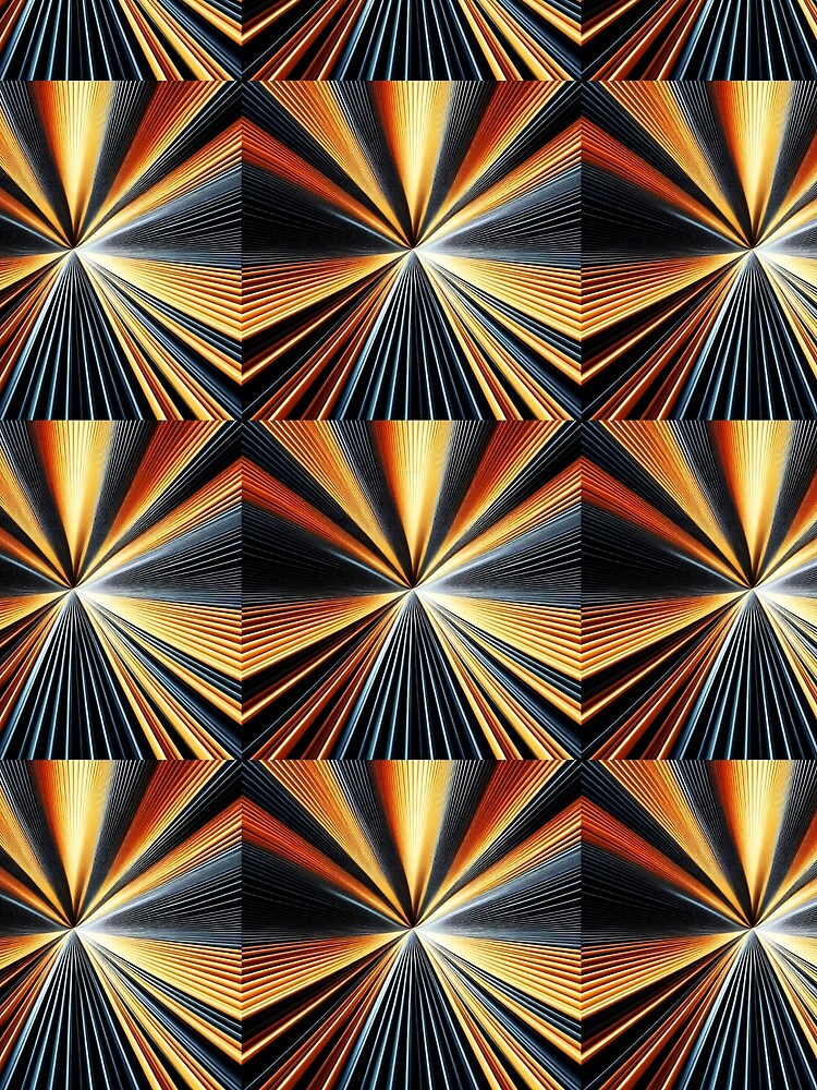 Black & Gold Abstract Lines by Intriguing Designs