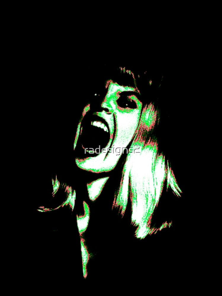 Laura's Scream by R-A Designs Unisex , , , Long Sleeve Tee