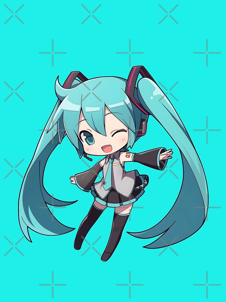 Chibi Hatsune Miku by SchellStation