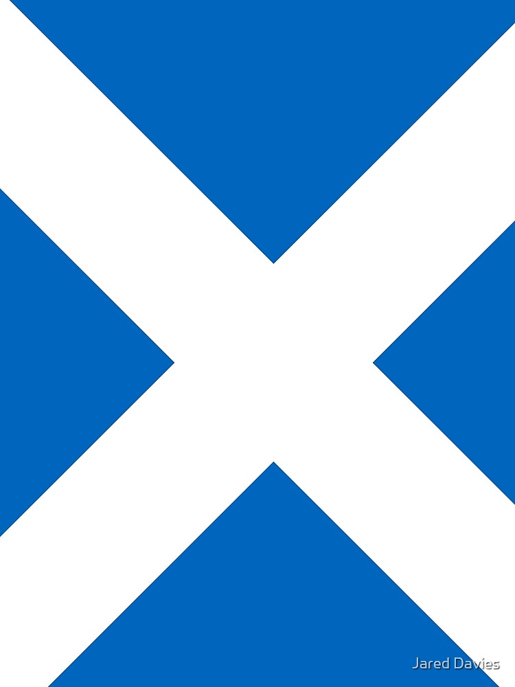 Scotland: Scottish Flag (Saltire) by Jared Davies Unisex , , , Long Sleeve Tee