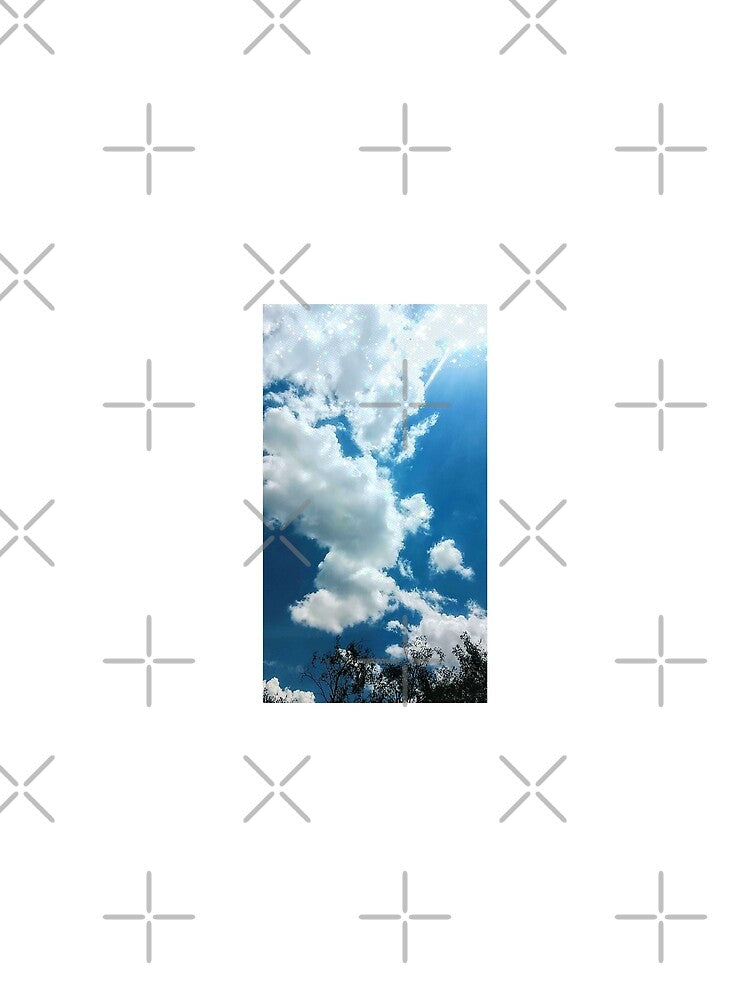 Glitter Clouds 3000 by HotelBananaMilk Unisex , , , Long Sleeve Tee