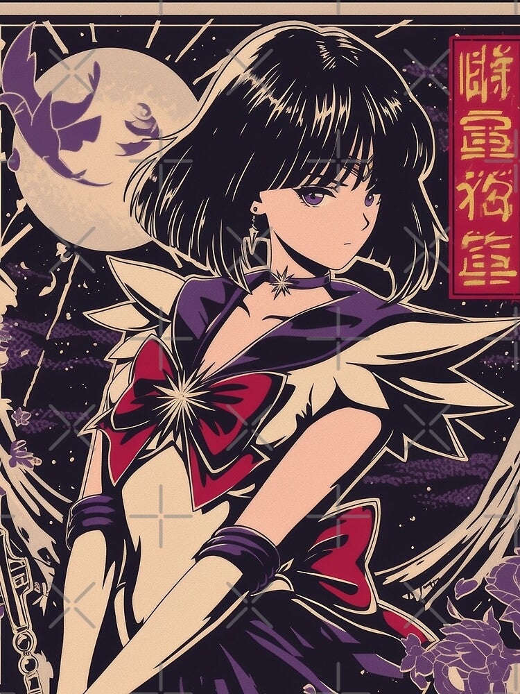 Sailor Saturn Vintage Poster by AnimeArsenalPrints