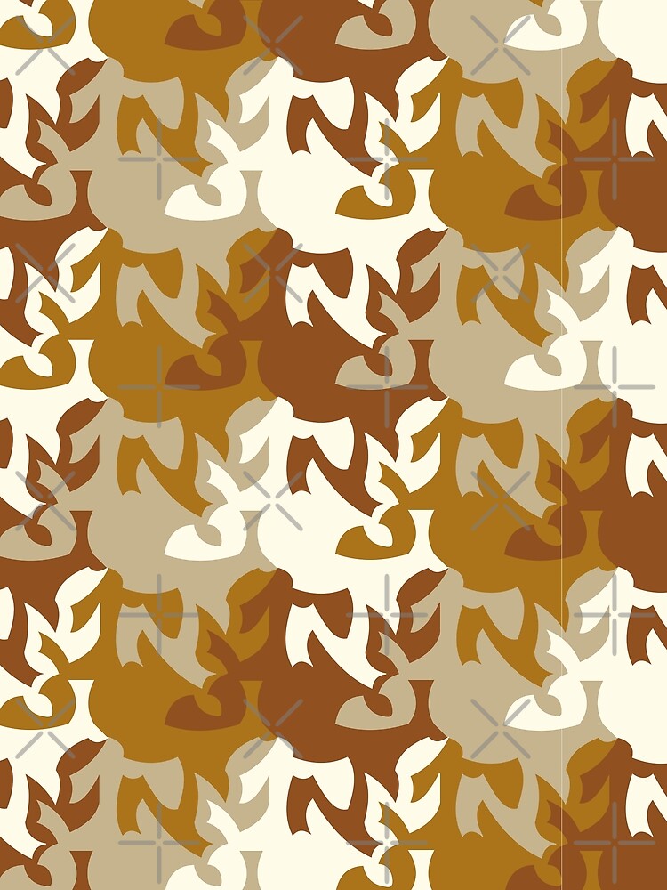 a geometric pattern of brown, white and beige color by Salahuddin190