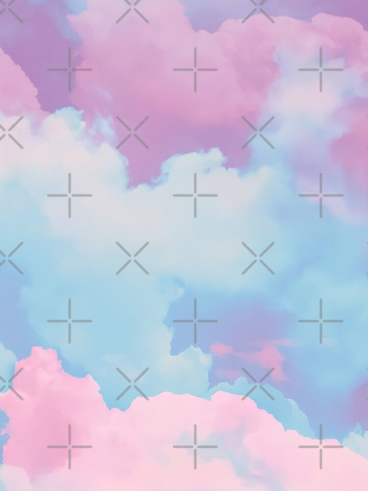 Cotton Candy Cloud by HikaryChan Unisex , , , Long Sleeve Tee