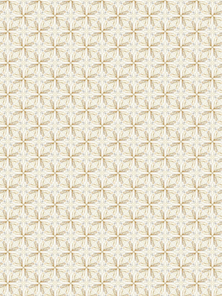 Organic Elegance: Modern Floral Geometric Seamless Pattern by DMicolo
