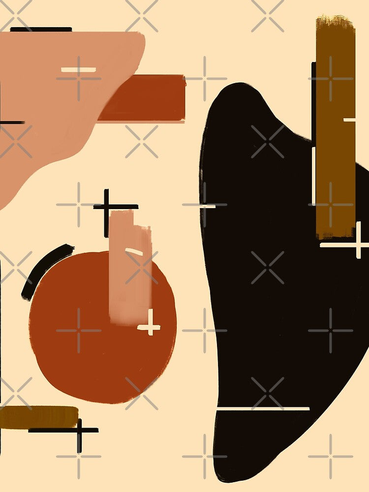 Abstract Shapes Mid Century Decoration by trajeado14