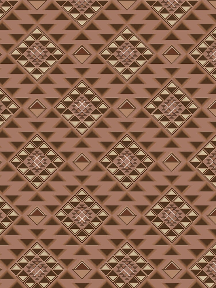 Neutral Mocha Design with Geometric Style by WanwisaChuenlom
