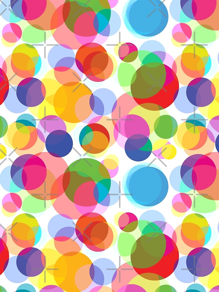 Multicolored Circle Pattern by TMBTM