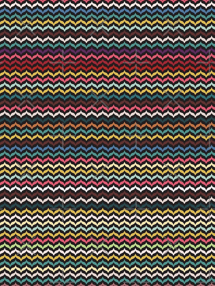 Missoni textile vector seamless repeat pattern 2 by Retro Street Studios