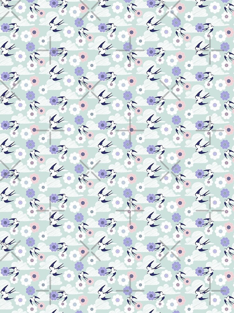 Swallows arrive in spring by pakanta Unisex , , , Long Sleeve Tee