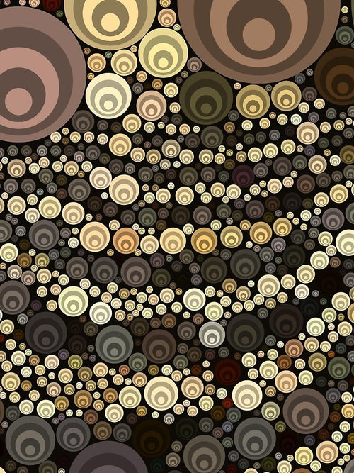 Abstract background with circles by Zip-Zup