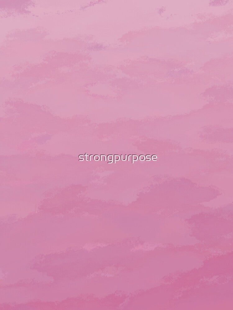 Soft Pink Cotton Candy Clouds by strongpurpose Unisex , , , Long Sleeve Tee