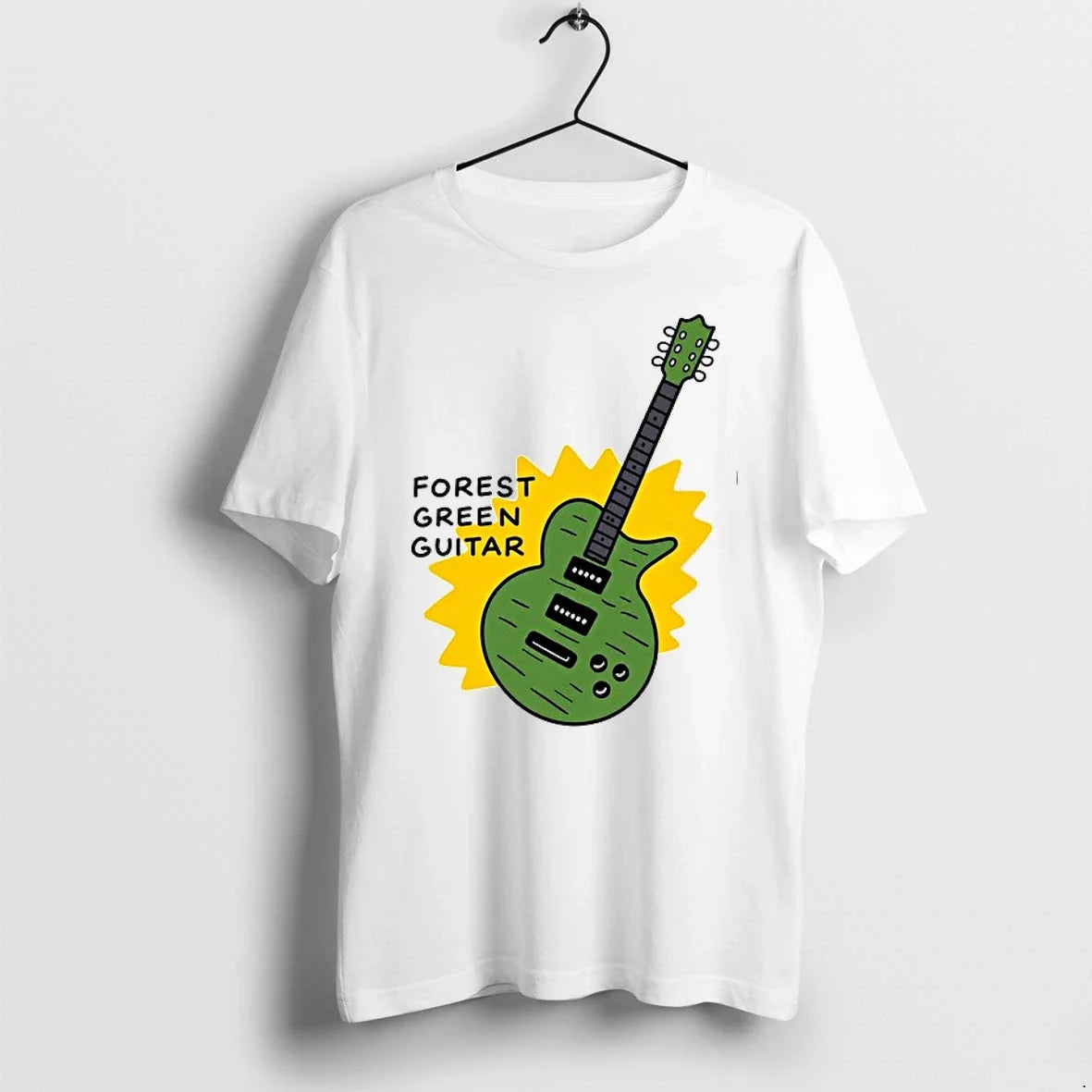 Forest Green Guitar 0 Tshirts Sweater Unisex , , , Long Sleeve Tee
