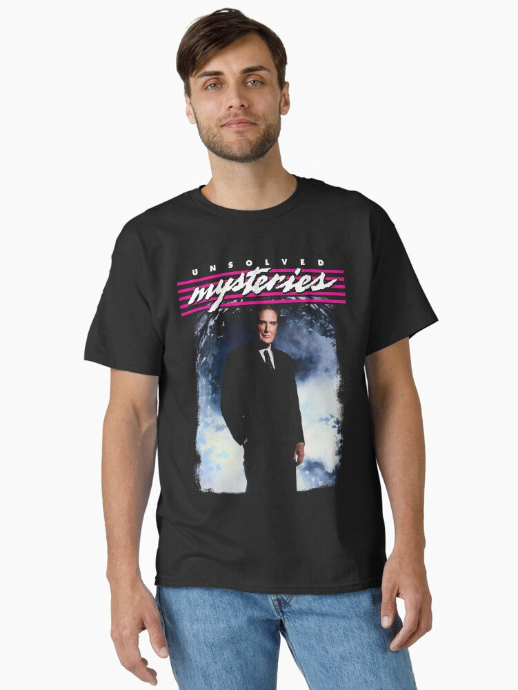 Unsolved Mysteries – Robert Stack Classic T-Shirt