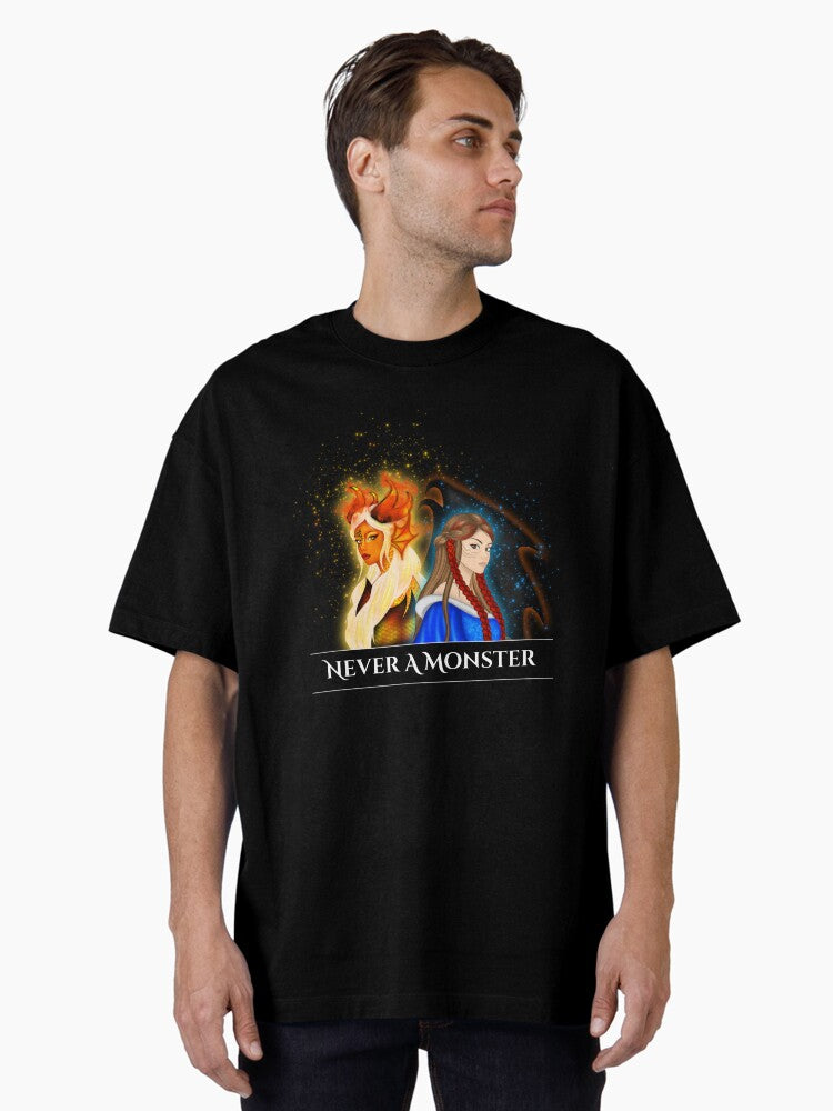 Never A Monster Oversized T-Shirt