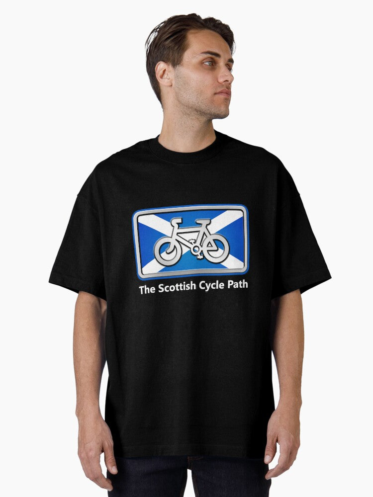 The Scottish Cycle Path Oversized T-Shirt