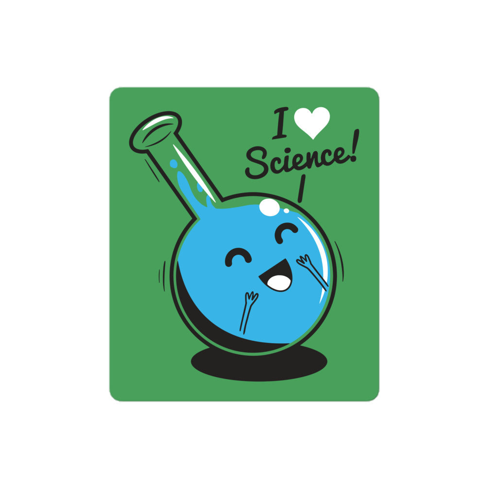 I Heart Science Sticker
