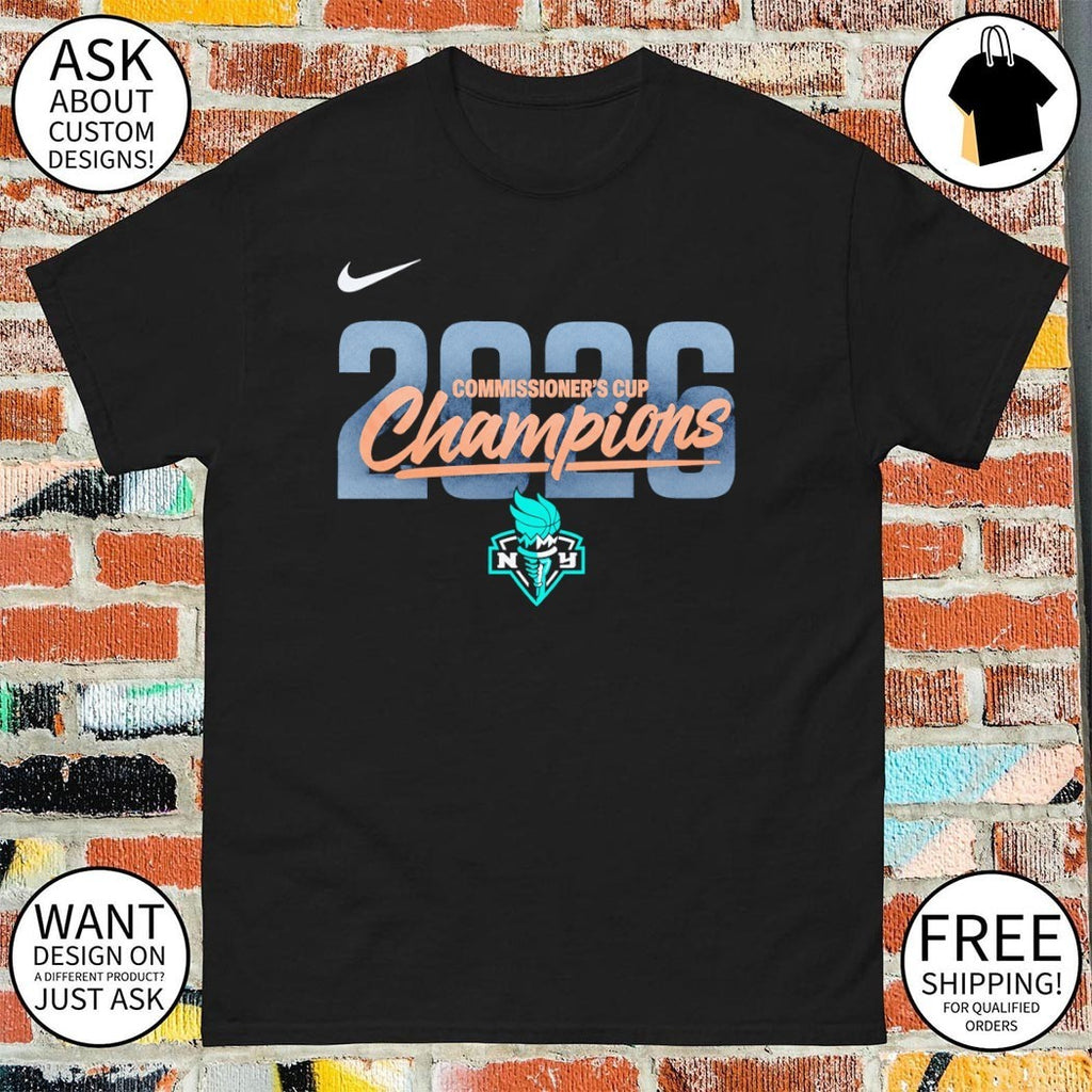New York Liberty 2026 Commissioner’s Cup Champions shirt