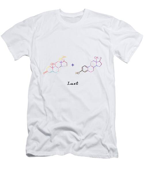 Lust Watercolour Quote Art Design Inspirational M T-Shirt