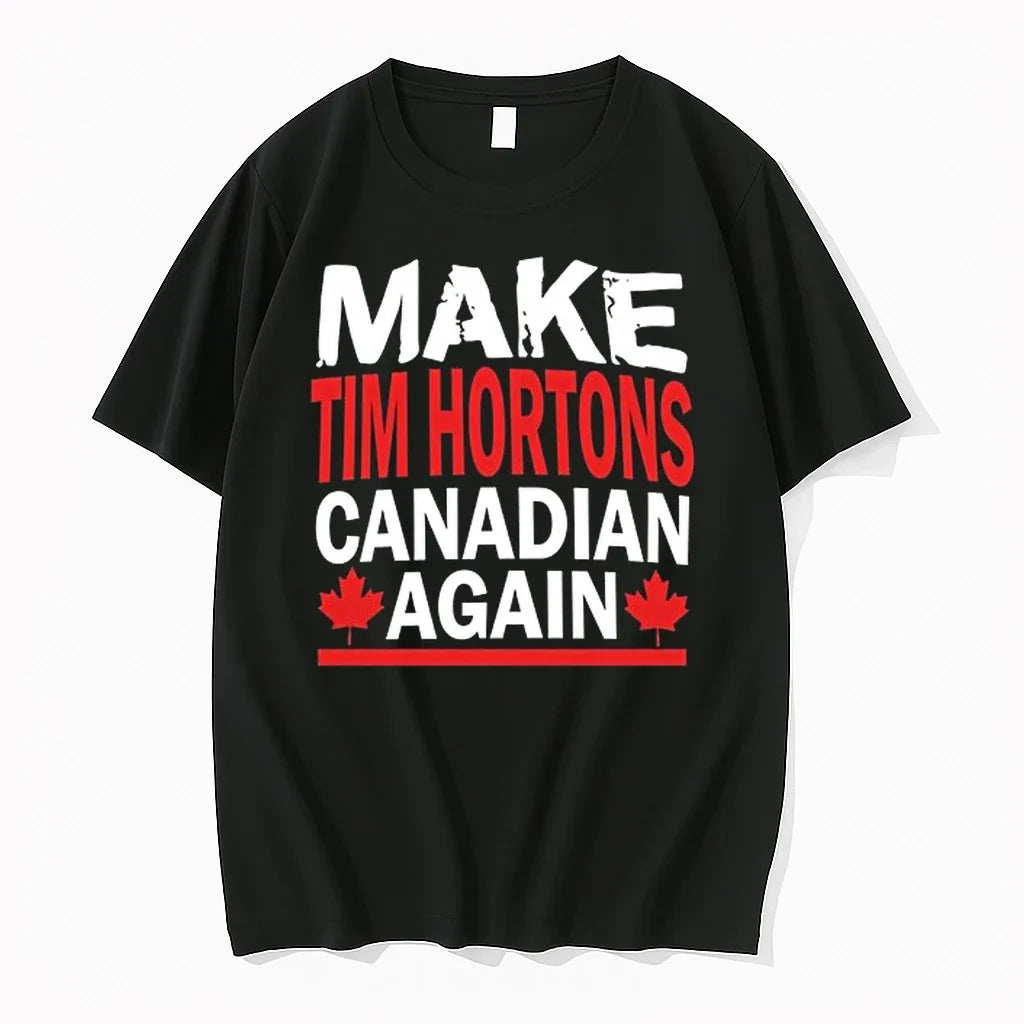 Make Tim Hortons Canadian Again 0 Tshirts Sweater Unisex , , , Long Sleeve Tee