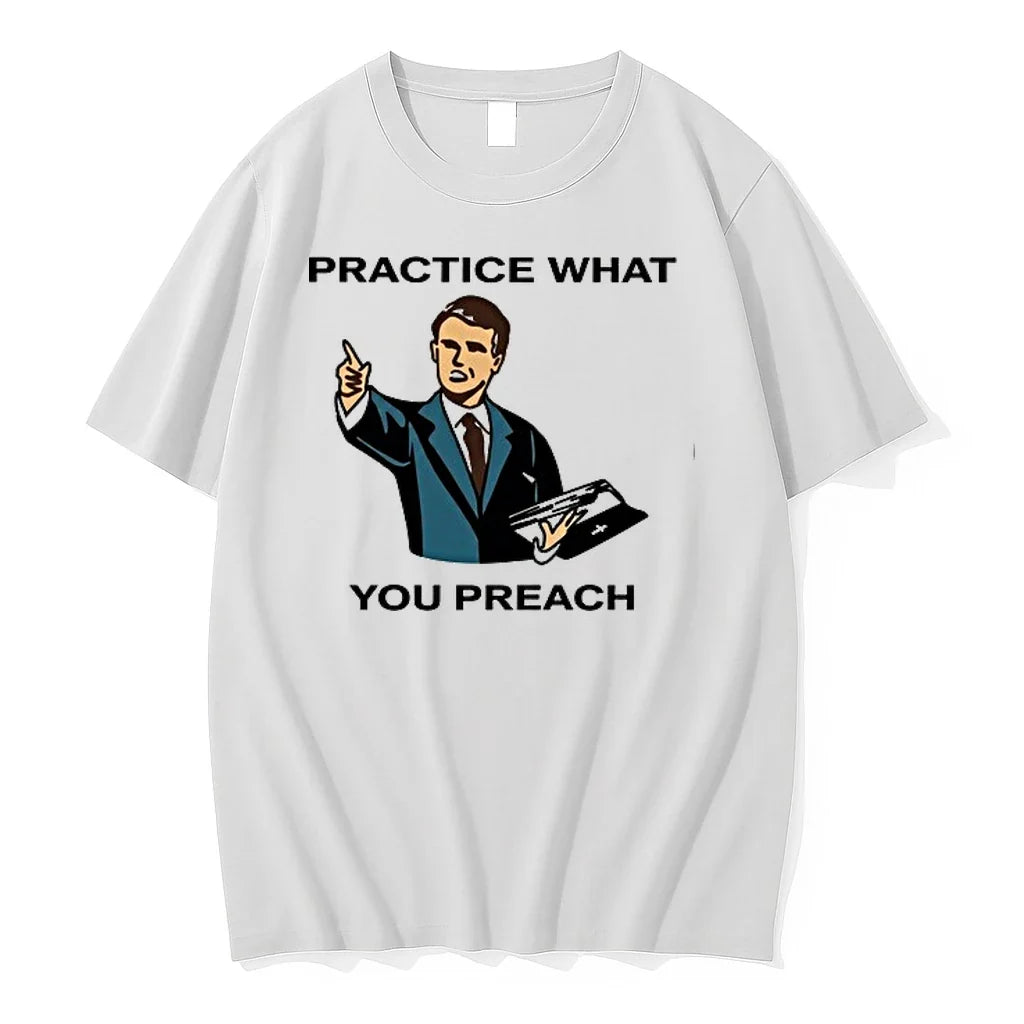 Male Speaker Practice What You Preach 0 Tshirts Sweater Unisex , , , Long Sleeve Tee
