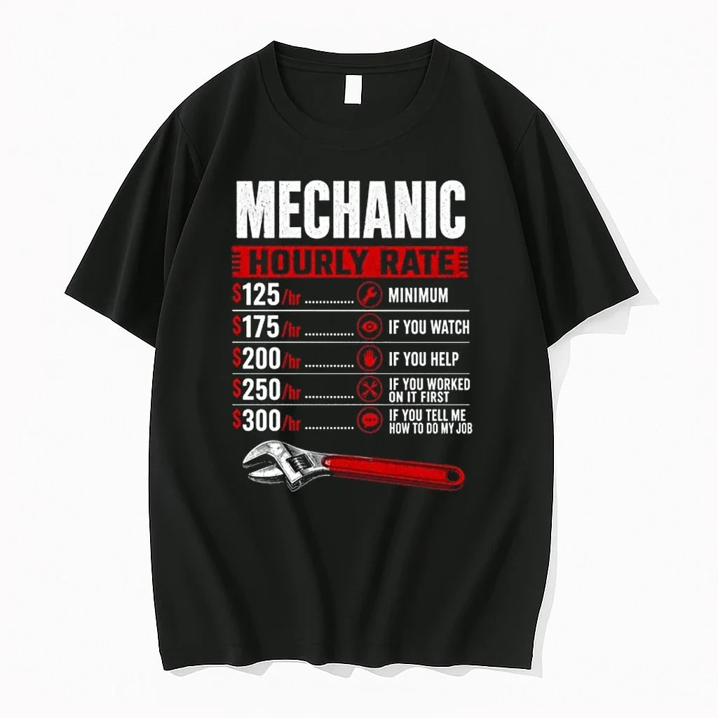 Mechanic Hourly Rate Apparel 0 Tshirts Sweater Unisex , , , Long Sleeve Tee