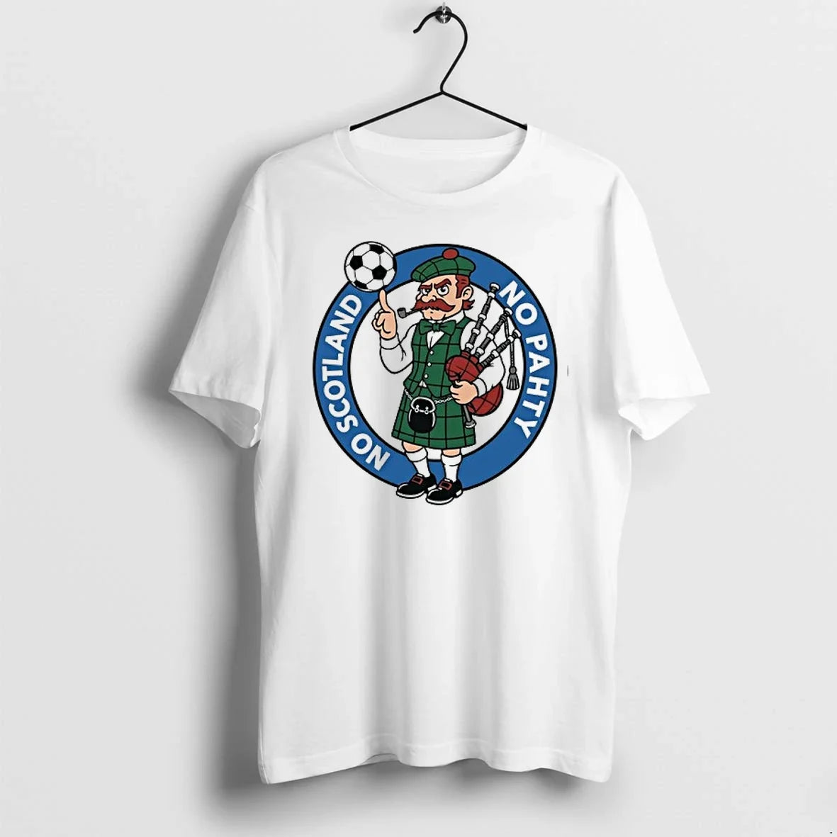 No Pahty No Soctland Soccer And Bagpipes Cartoon 0 Tshirts Sweater Unisex , , , Long Sleeve Tee