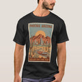 Phoenix Arizona Sun Illustration Travel Art Retro