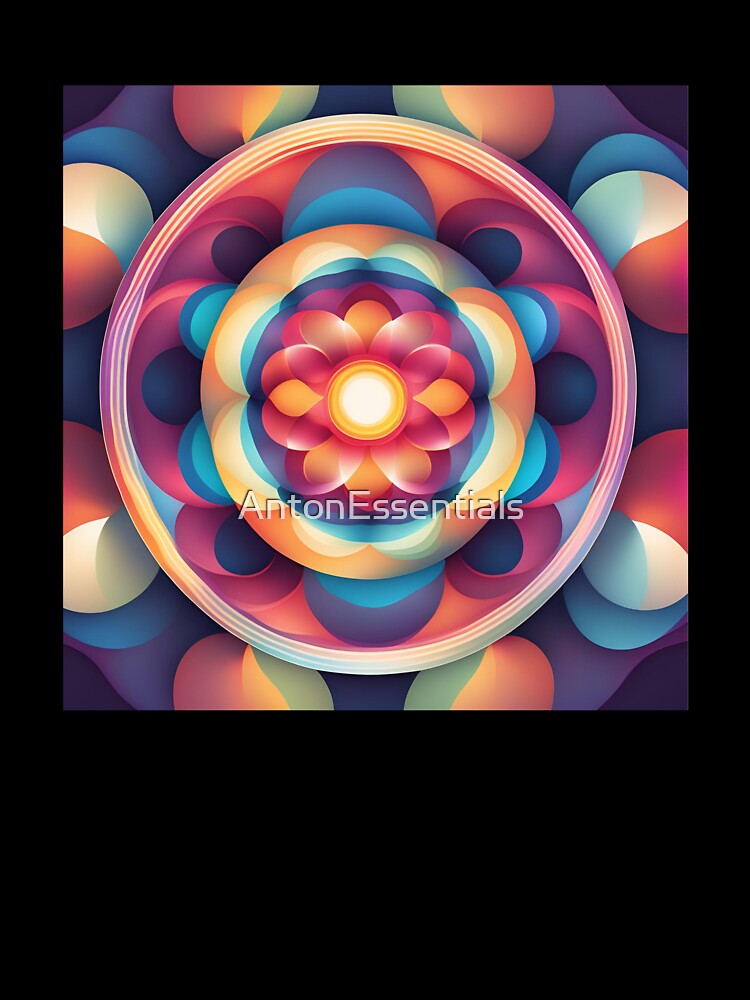 Vibrant circles intermingling in dynamic harmony by AntonEssentials