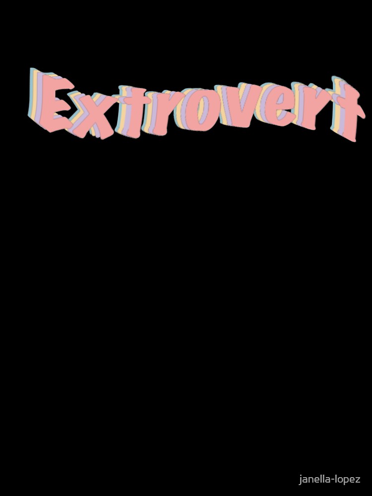 extrovert by janella-lopez Unisex , , , Long Sleeve Tee